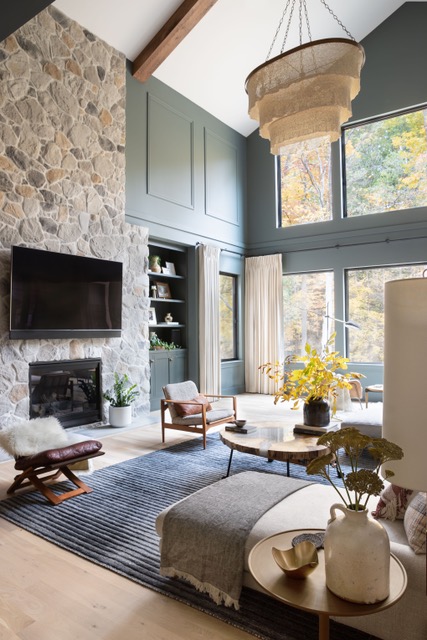 great room willed with natural light and neutral earth tones