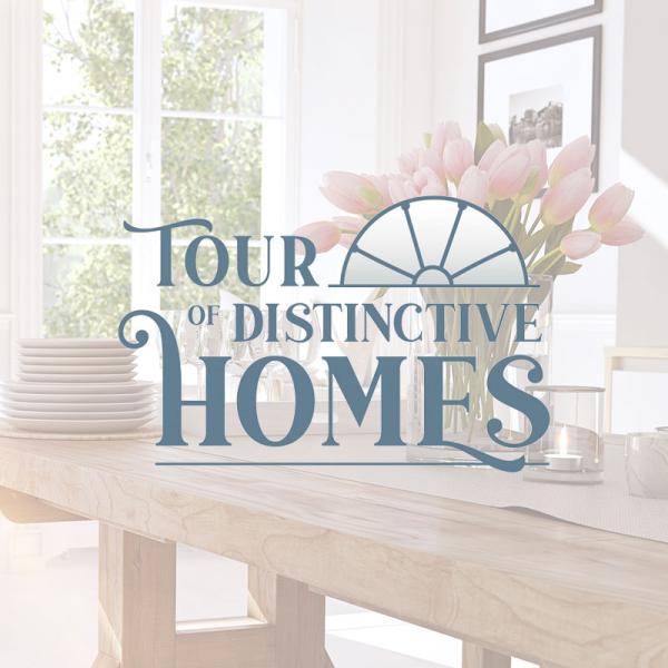 Logo of the event: tour of distinctive homes